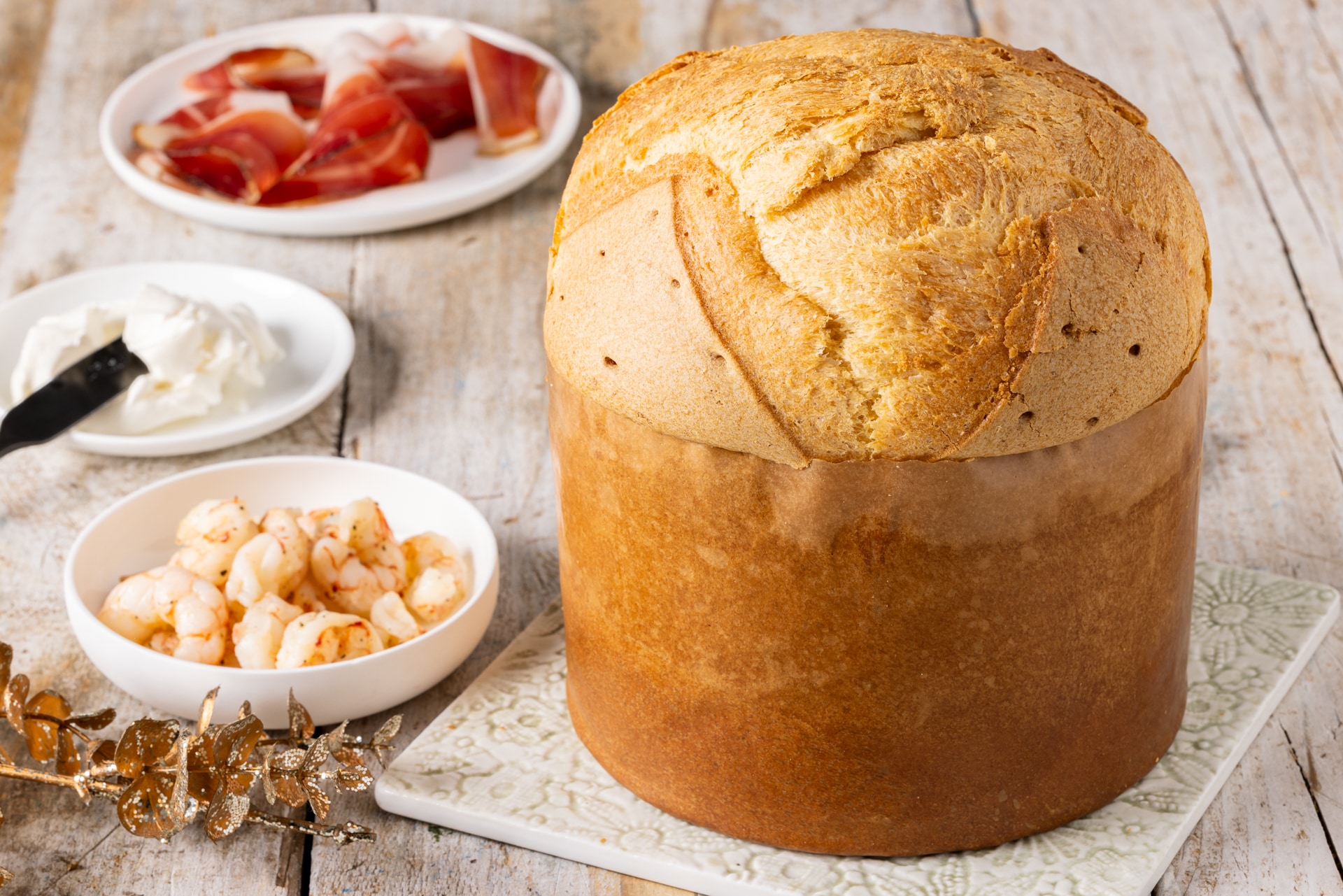 come tagliare il panettone gastronomico